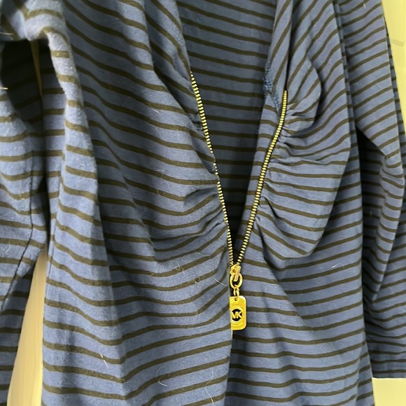 Michael by Michael Kors stripped zip top - Picture 4 of 7